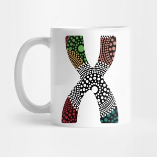 X Aboriginal Letter Mug